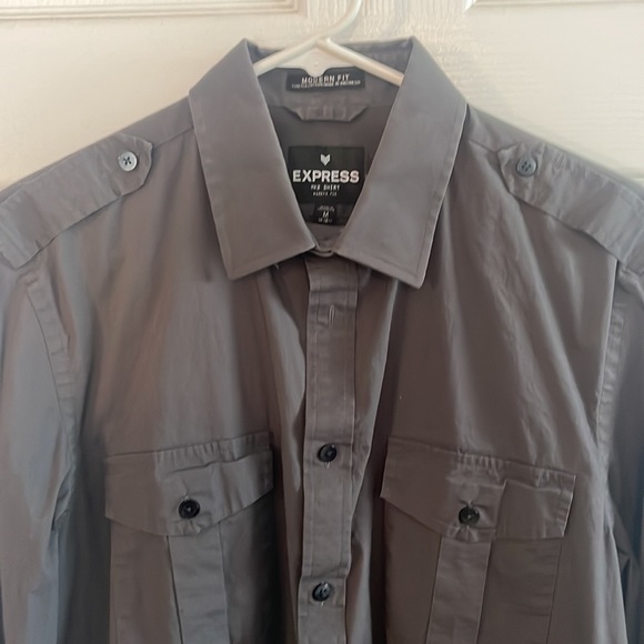 Grey Express Modern Fit long sleeve - Picture 4 of 4